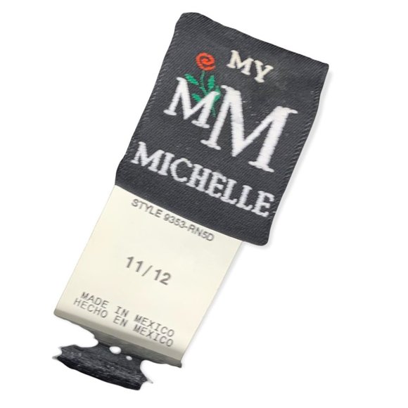 Vintage 90s My Michelle Brown Black Plaid Blazer Large - Picture 4 of 8